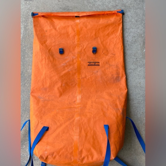 Eddie Bauer Waterproof X-Large Dry Bag Shoulder Straps Boating Kayak Sail - Picture 1 of 15